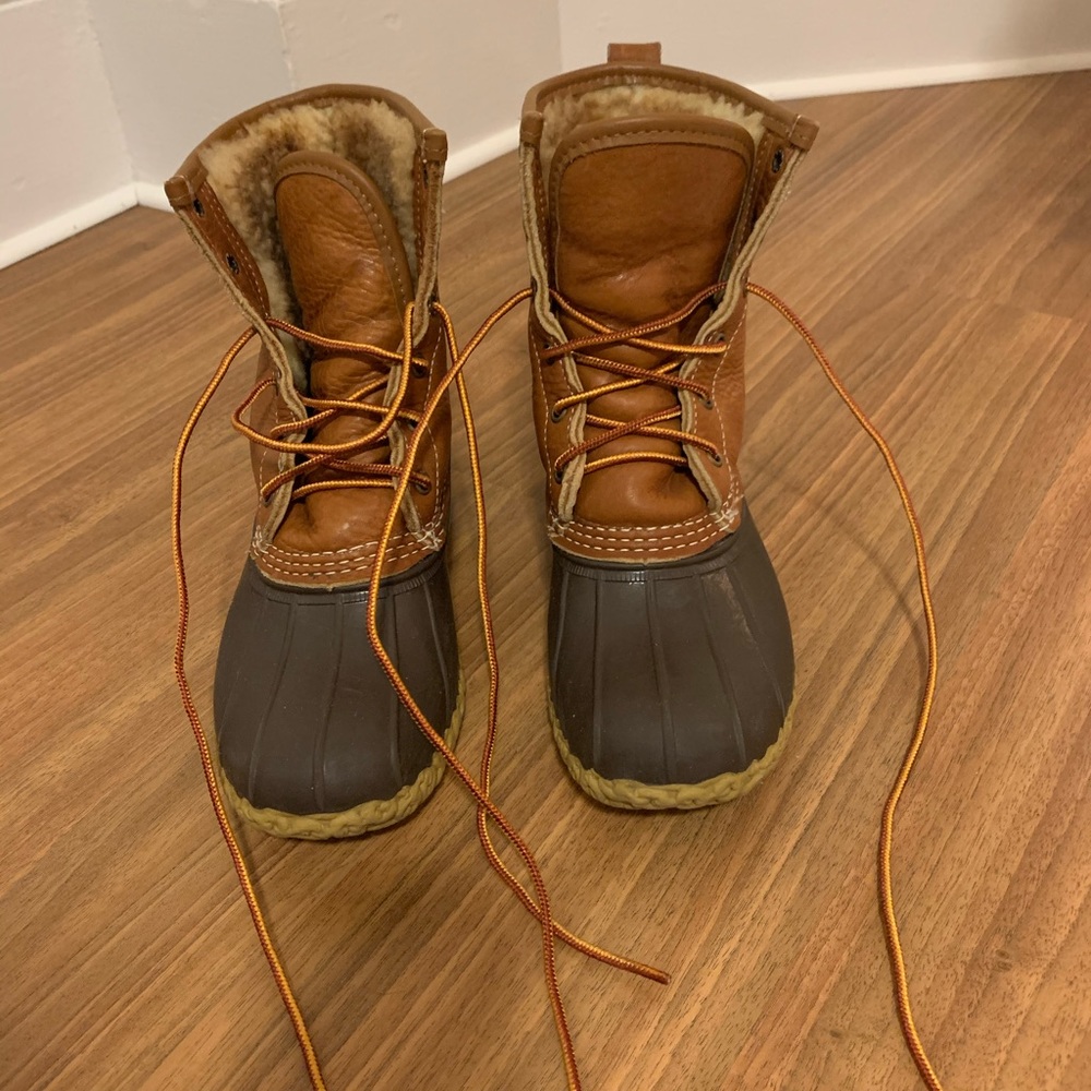 LL Bean shearling lined Boots